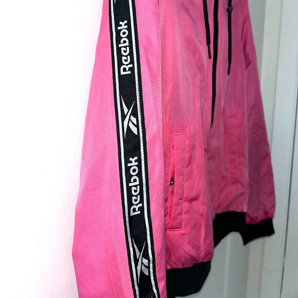 Pink Reebok windbreaker jacket - Picture 3 of 4
